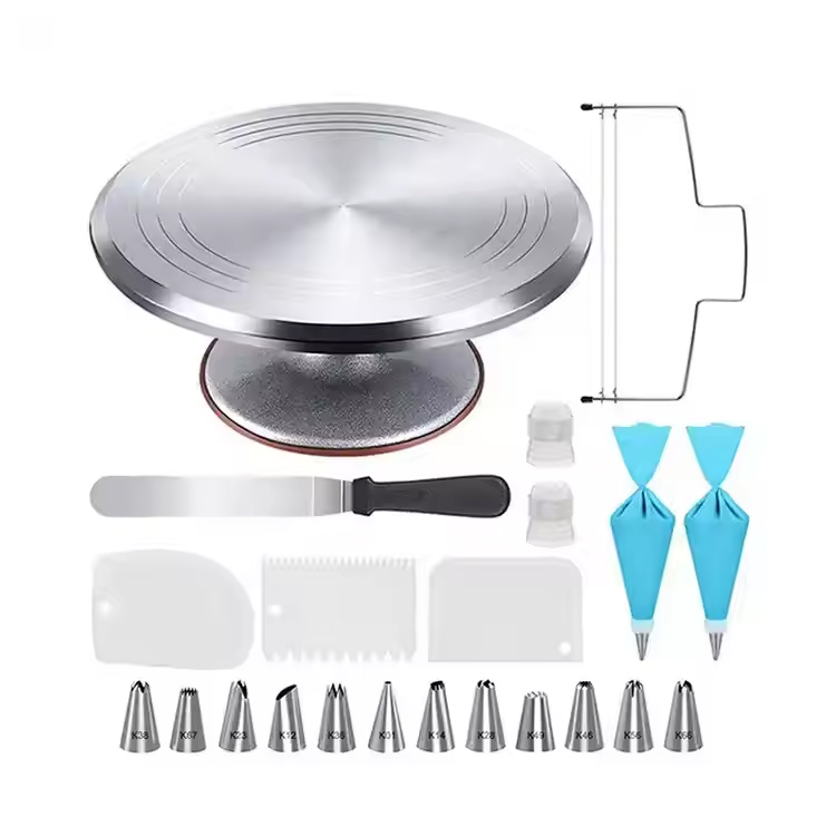 22PCS aluminiowy stojak na stojak na pieczenie ciasto dekoracyjne