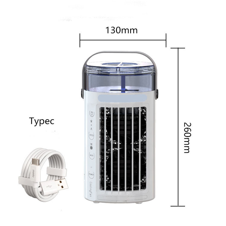 4 w 1 Mini przenośny wentylator chłodzący klimatyzator