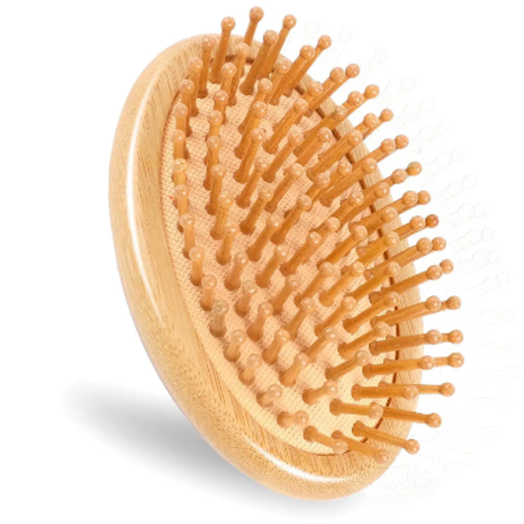 Bambusowe masaż drewniany przenośny przeciwstatyczny mini mini hair