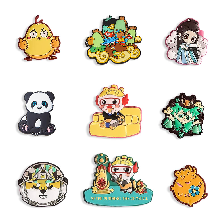 Dekoracja Opcja niestandardowego logo Dostępne magnesy na lodówkę z PCV