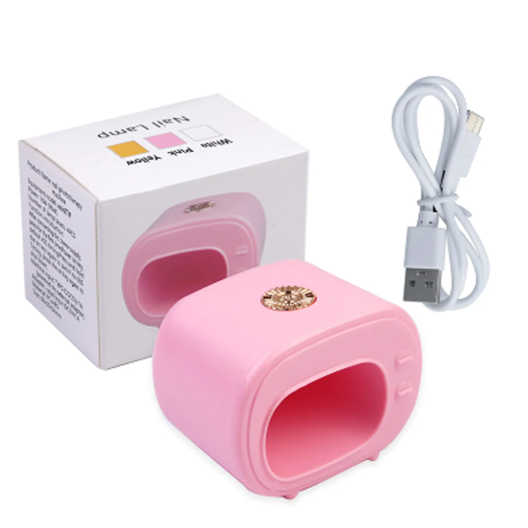 Bezpośrednia sprzedaż mini-UV Nail USB przenośna lampa terapii ręcznej