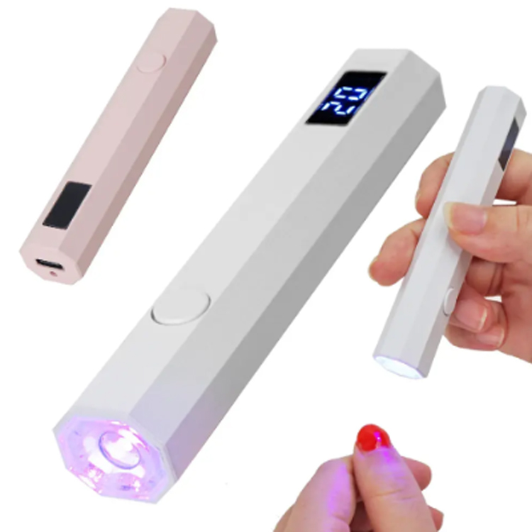 Handheld Manicure Lamp z cyfrową wyświetlaczem mini lampa pieczenia