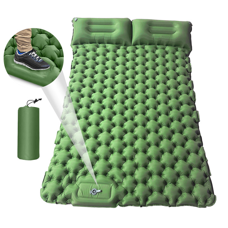 Zewnętrzny przenośny podwójny materac kempingowy o grubości 10 cm
