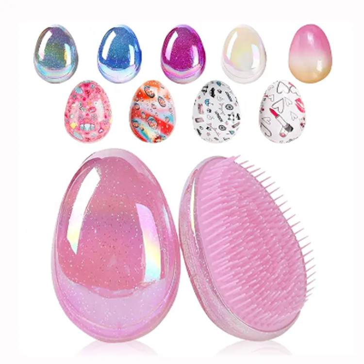 Przenośne anty -statyczne masażer szczotki Salon Hair Combs