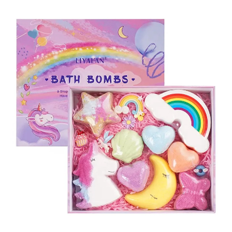 Luksusowa marka luksusowa Rainbow Cloud Organiczna bomba kąpielowa