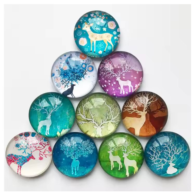 Gumowa naklejka Fairy Deer Art Upominek promocyjny Magnes na lodówkę