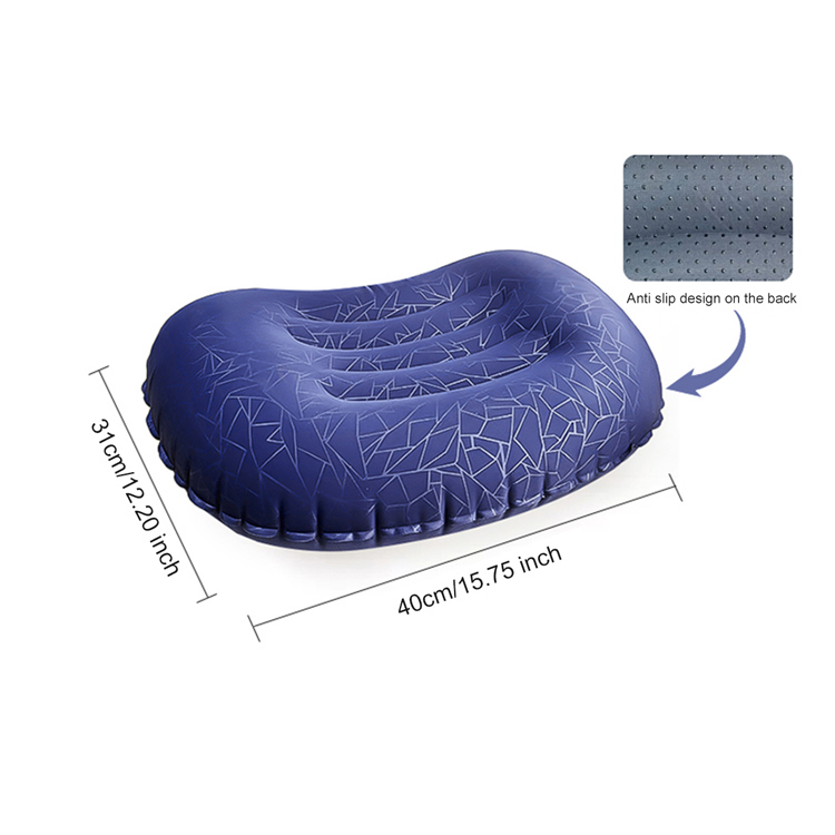 Sprzęt do spania Wygodna, antypoślizgowa poduszka podróżna w kształcie półksiężyca