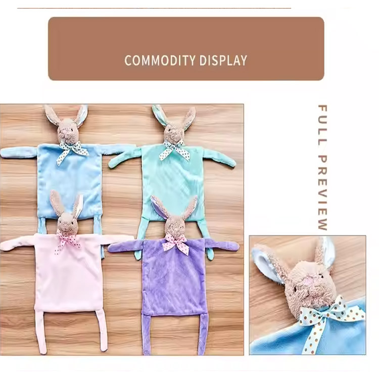 Miękki pluszowy Baby Comborter Kink bezpieczeństwa zwierząt