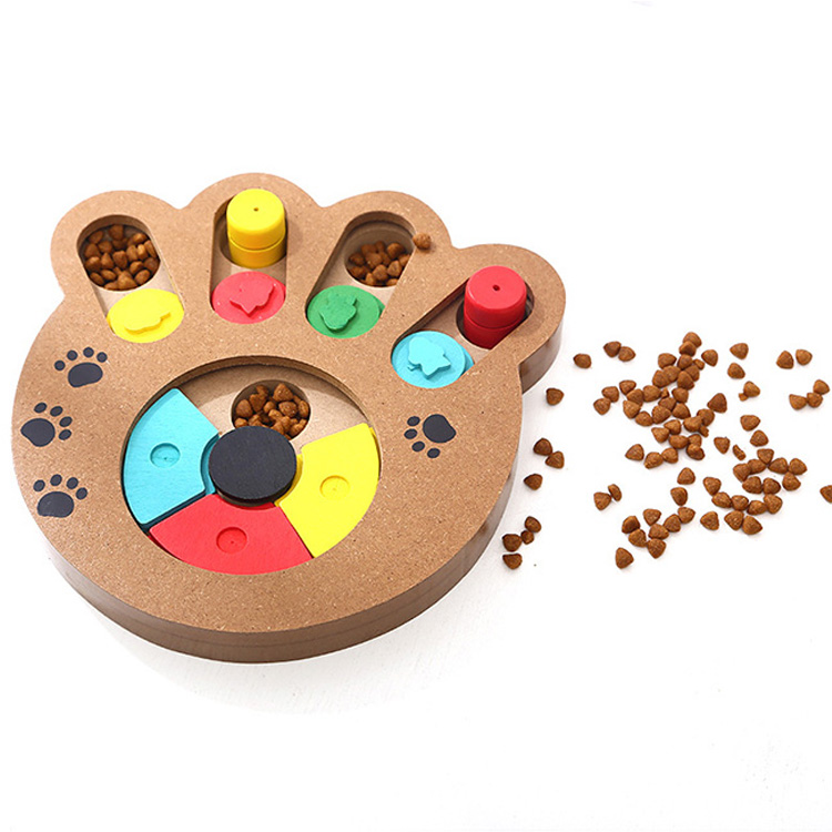 Drewniana karma dla psów Treat Pet IQ Training Puzzle Toys